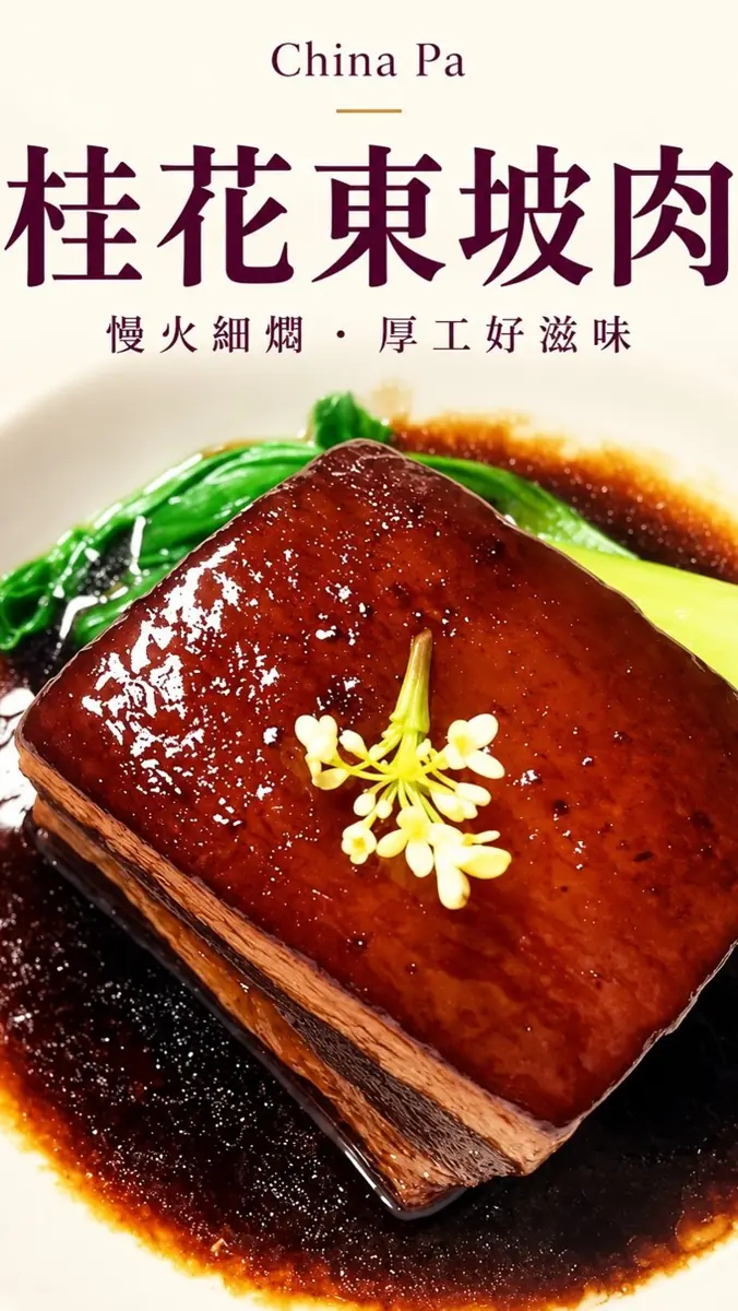 China Pa Dining & Live Music 中國父 桂花東坡肉